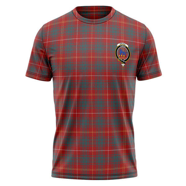 Bruce Weathered Clan Badge Tartan T-Shirt