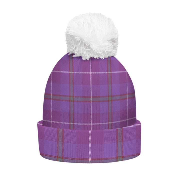 Bryson Ancient Clan Badge Tartan Bobble Beanie Hat