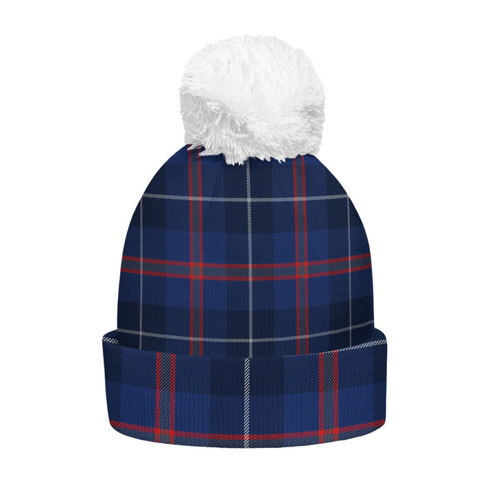 Bryson Modern Clan Badge Tartan Bobble Beanie Hat