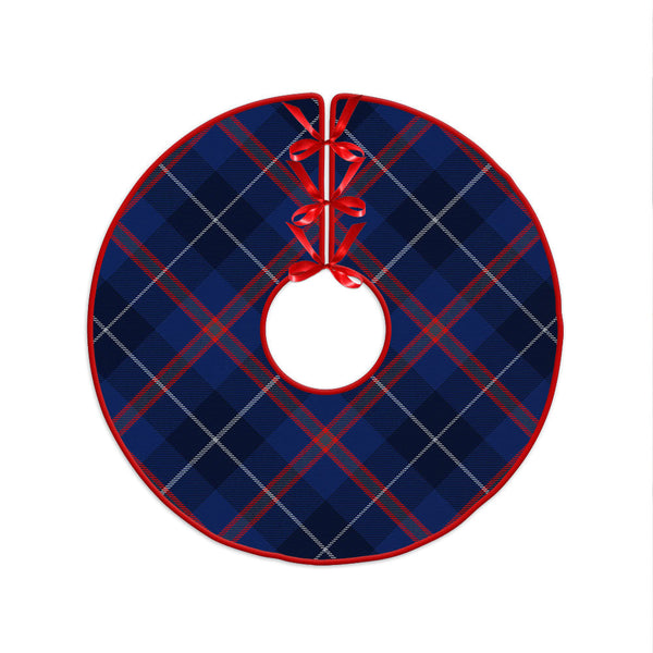 Bryson Modern Clan Badge Tartan Christmas Tree Skirt