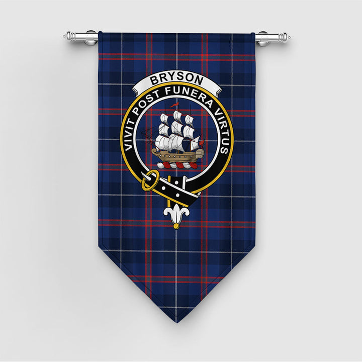 Bryson Modern Clan Badge Tartan Gonfalon