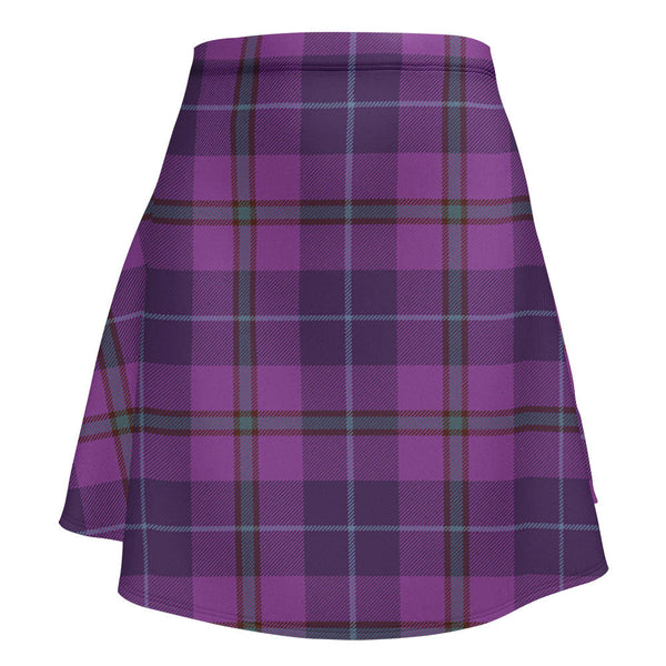 Bryson Weathered Clan Badge Tartan Flared Skirt