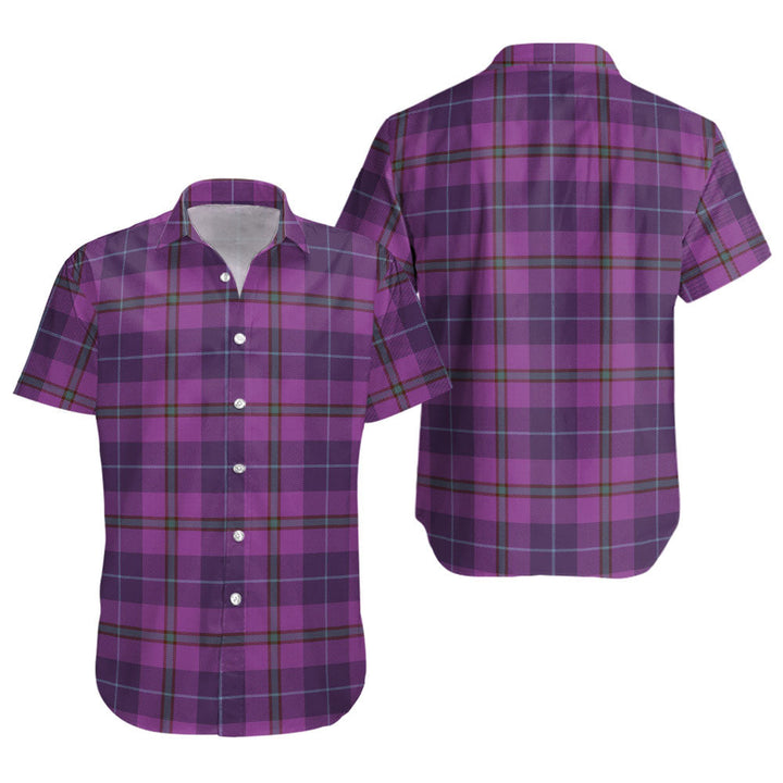 Bryson Weathered Clan Badge Tartan Short Sleeve Shirt
