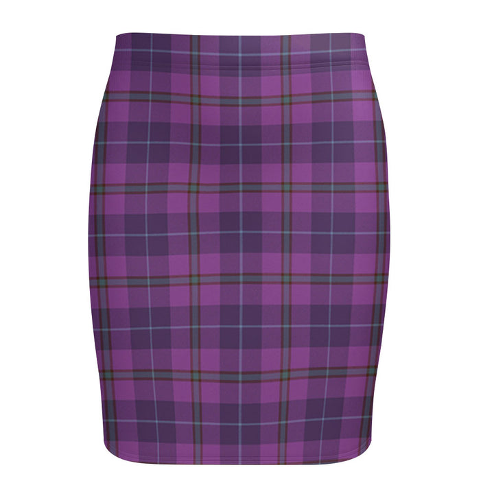 Bryson Weathered Tartan Fitted Skirt