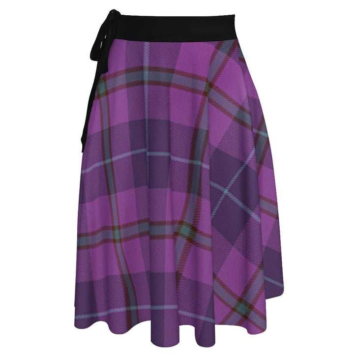 Bryson Weathered Tartan Wrap Skirt