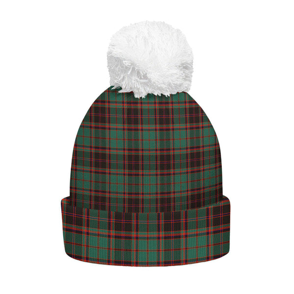Buchan Ancient Clan Badge Tartan Bobble Beanie Hat