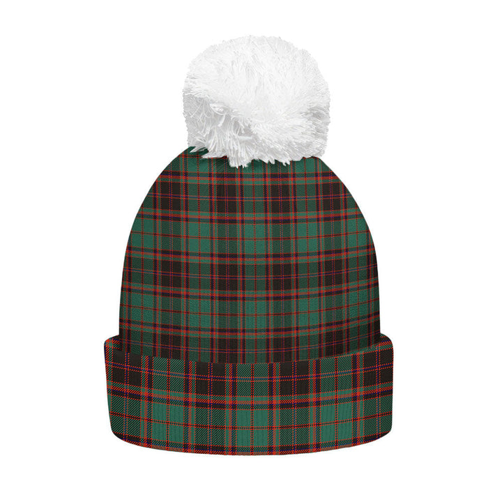 Buchan Ancient Clan Badge Tartan Bobble Beanie Hat