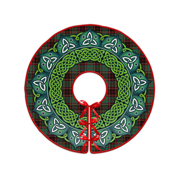 Buchan Ancient Clan Badge Tartan Christmas Tree Skirt Heritage Holiday Decor