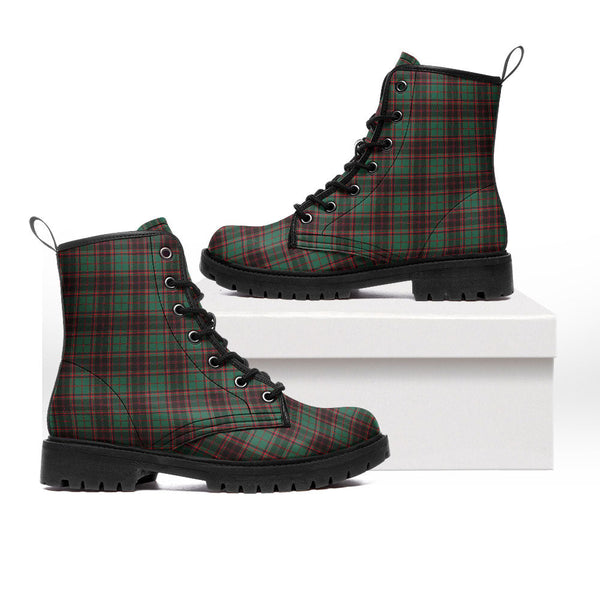 Buchan Ancient Clan Badge Tartan Leather Boots