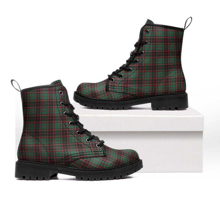 Buchan Ancient Clan Badge Tartan Leather Boots