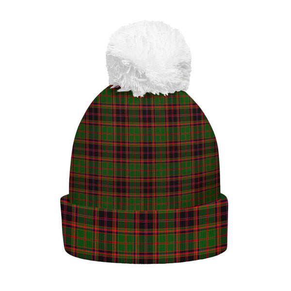 Buchan Modern Clan Badge Tartan Bobble Beanie Hat