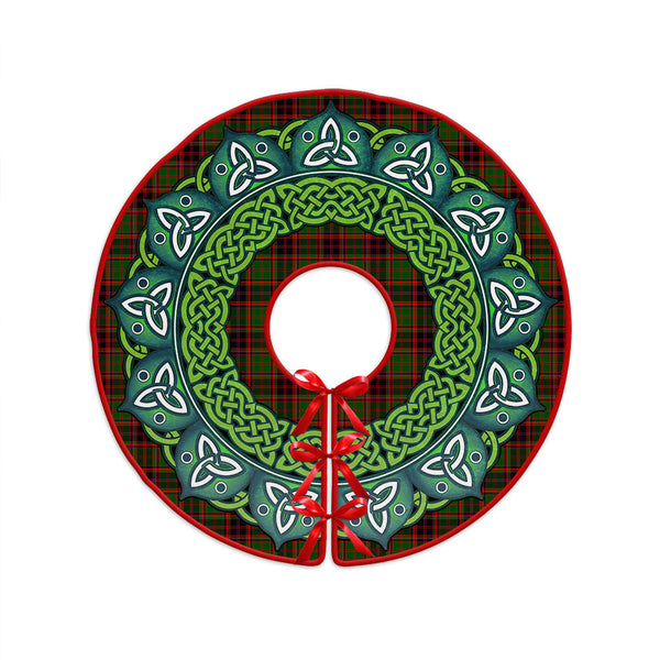 Buchan Modern Clan Badge Tartan Christmas Tree Skirt Heritage Holiday Decor