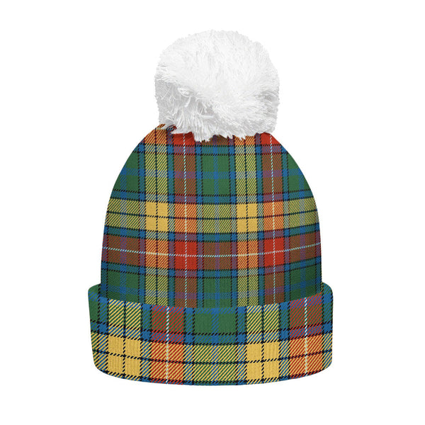 Buchanan Ancient Clan Badge Tartan Bobble Beanie Hat