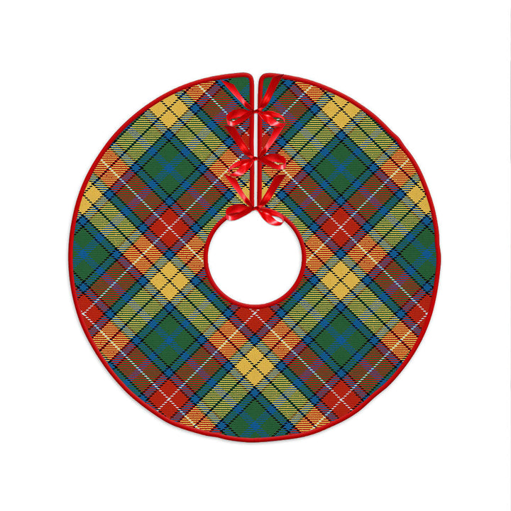 Buchanan Ancient Clan Badge Tartan Christmas Tree Skirt