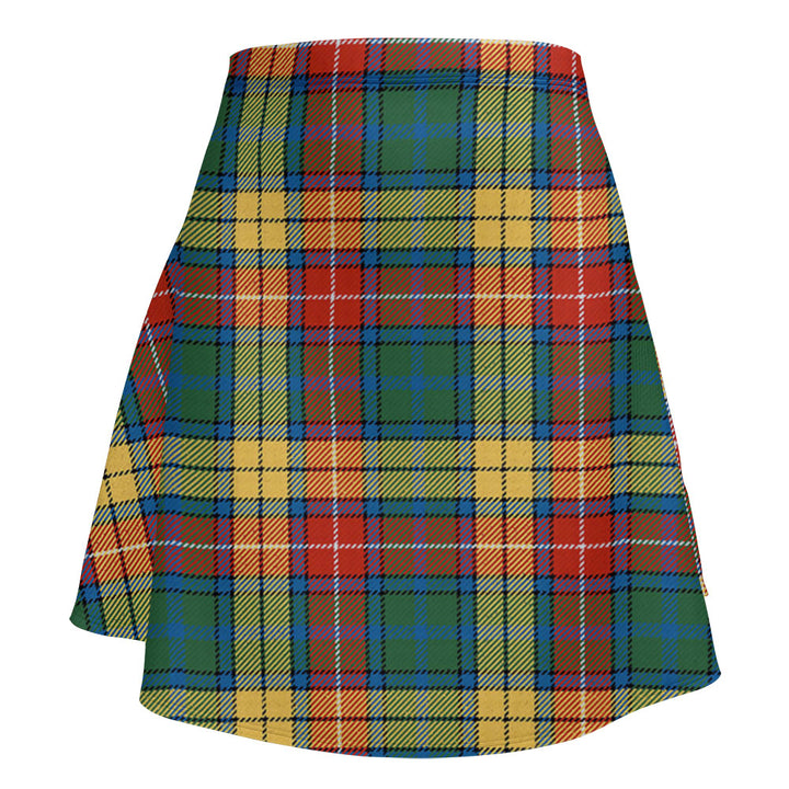Buchanan Ancient Clan Badge Tartan Flared Skirt