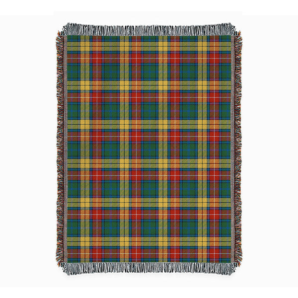 Buchanan Ancient Clan Badge Tartan Woven Blanket