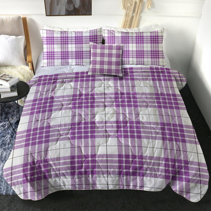 Buchanan Cerise 1 Special Weathered Tartan Comforter