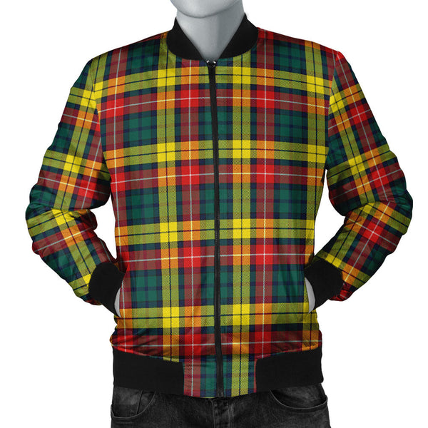 Buchanan Modern Clan Badge Tartan Bomber Jacket