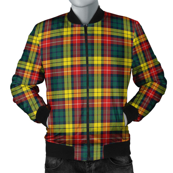 Buchanan Modern Clan Badge Tartan Bomber Jacket