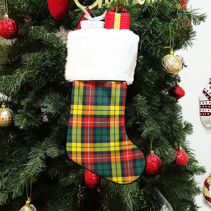 Buchanan Modern Clan Badge Tartan Christmas Stocking