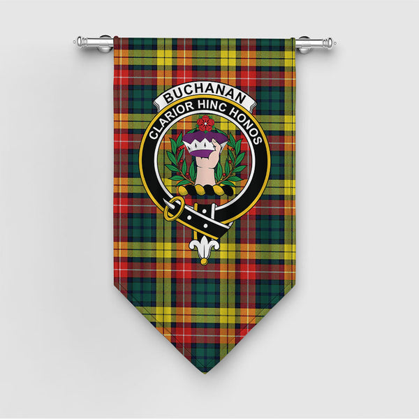 Buchanan Modern Clan Badge Tartan Gonfalon