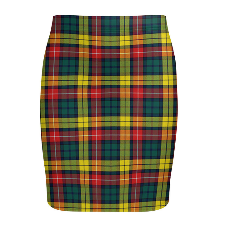 Buchanan Modern Tartan Fitted Skirt