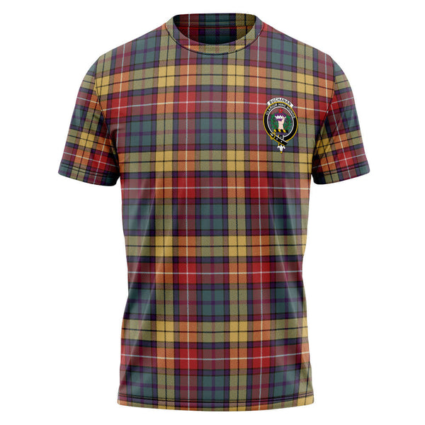 Buchanan Weathered Clan Badge Tartan T-Shirt