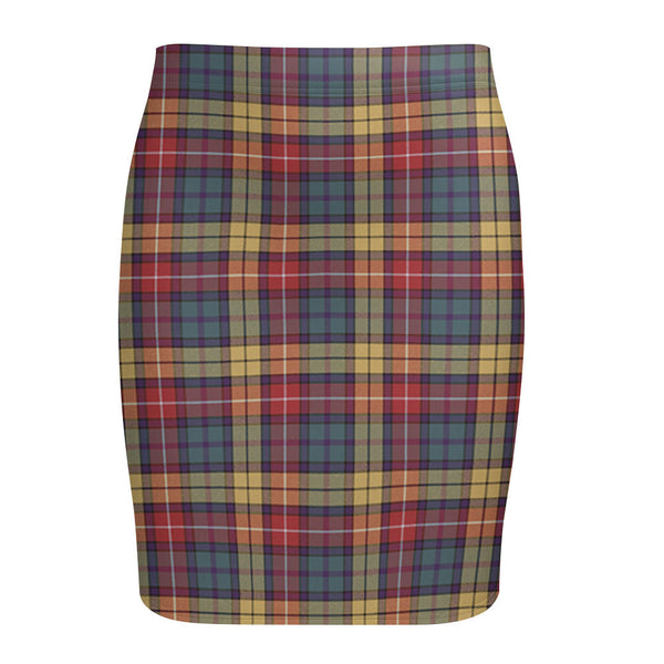 Buchanan Weathered Tartan Fitted Skirt