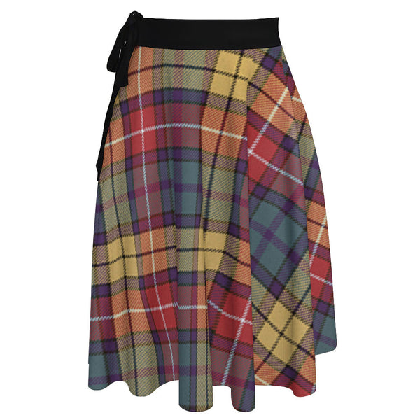 Buchanan Weathered Tartan Wrap Skirt