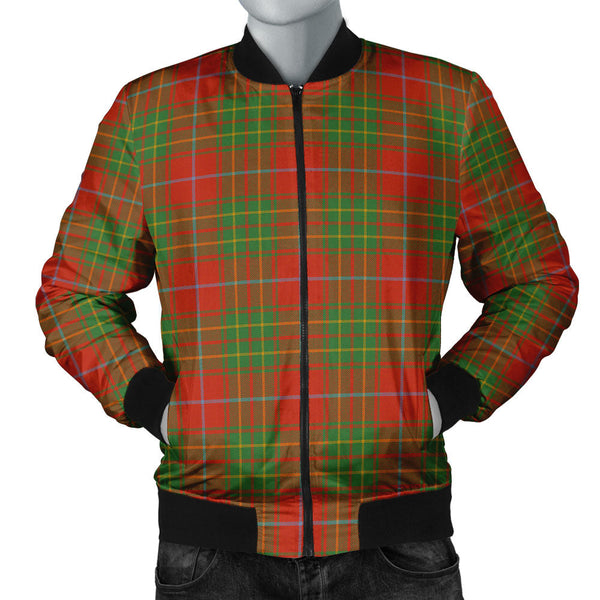 Burnett Ancient Clan Badge Tartan Bomber Jacket