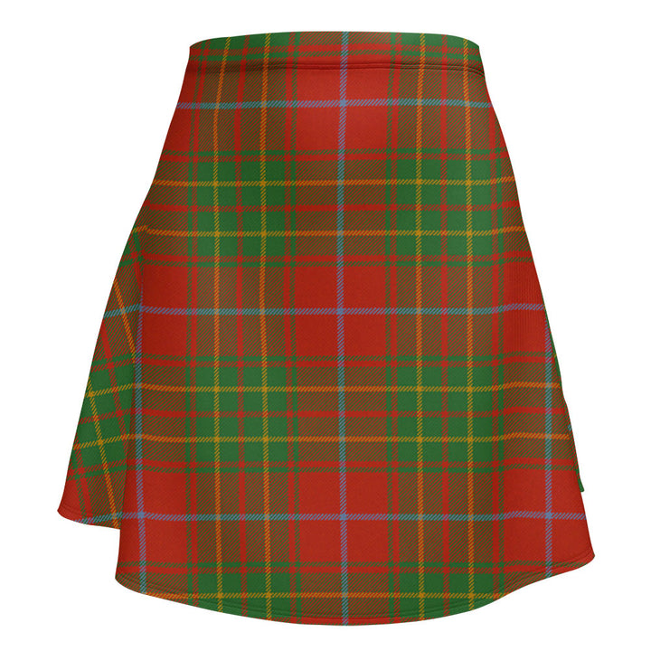 Burnett Ancient Clan Badge Tartan Flared Skirt