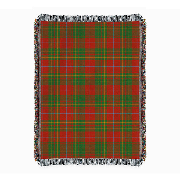 Burnett Ancient Clan Badge Tartan Woven Blanket