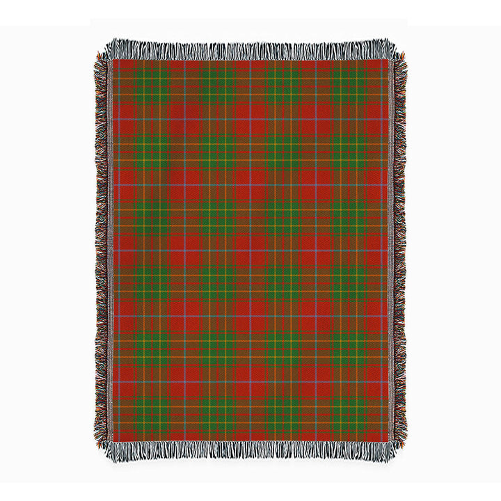 Burnett Ancient Clan Badge Tartan Woven Blanket