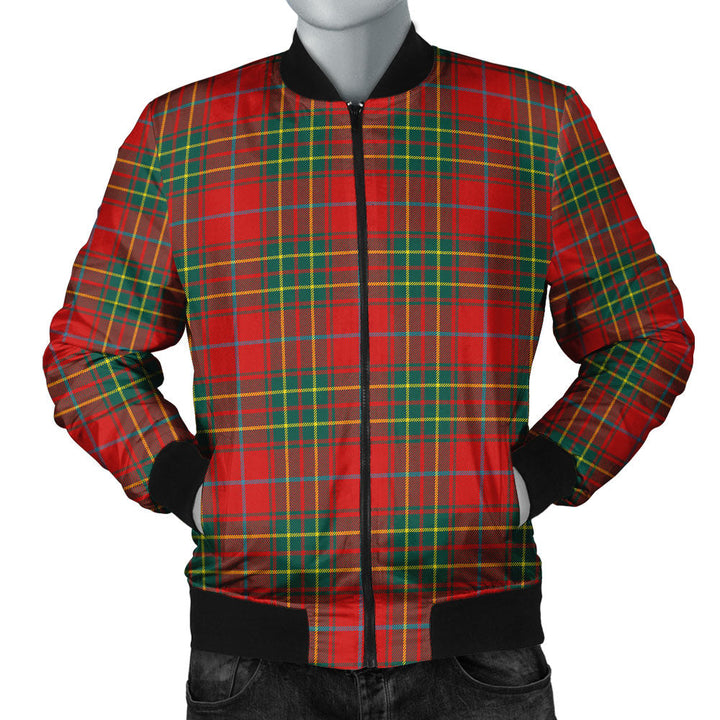 Burnett Modern Clan Badge Tartan Bomber Jacket