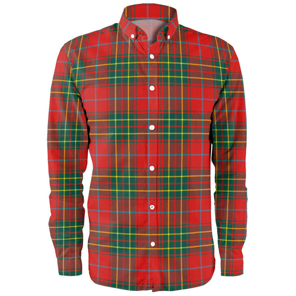 Burnett Modern Clan Badge Tartan Long Sleeve Shirt