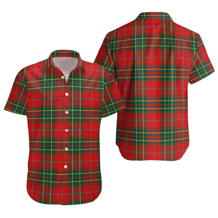 Burnett Modern Clan Badge Tartan Short Sleeve Shirt