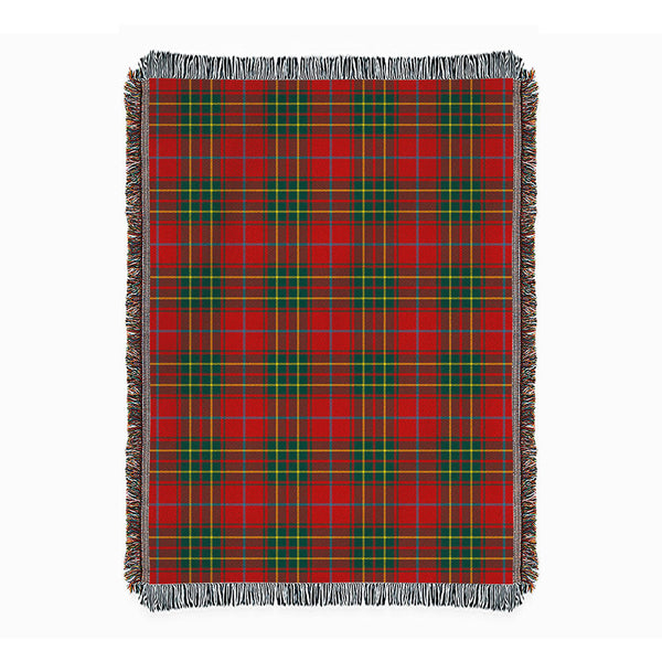 Burnett Modern Clan Badge Tartan Woven Blanket
