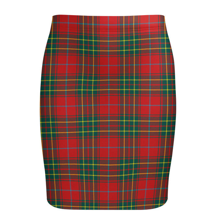 Burnett Modern Tartan Fitted Skirt