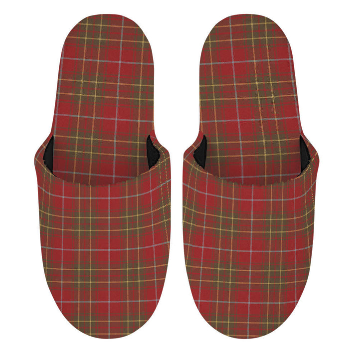 Burnett Weathered Clan Badge Tartan Mop Slippers