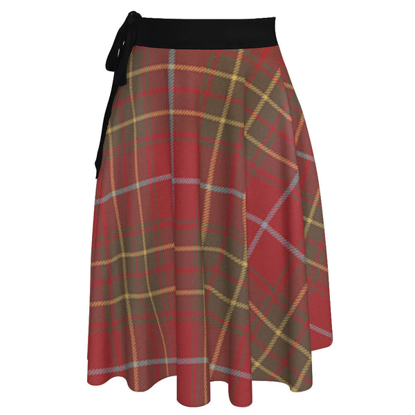 Burnett Weathered Tartan Wrap Skirt
