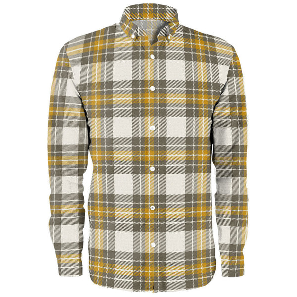 Burns Ancient Clan Badge Tartan Long Sleeve Shirt