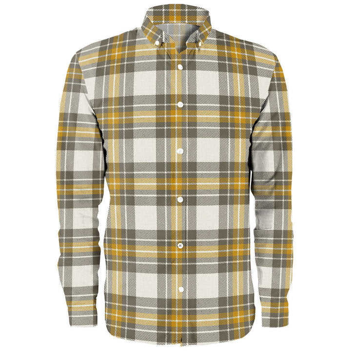 Burns Ancient Clan Badge Tartan Long Sleeve Shirt