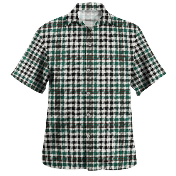 Burns Heritage Check Modern Tartan Hawaiian Shirt