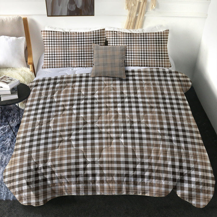 Burns Heritage Check Weathered Tartan Comforter