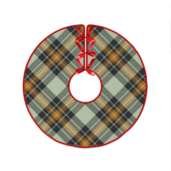 Burns Modern Clan Badge Tartan Christmas Tree Skirt