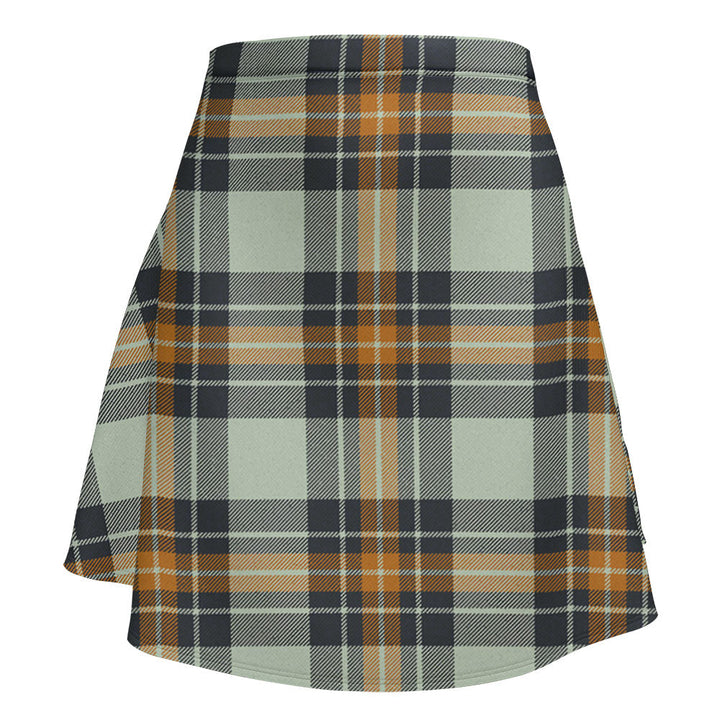 Burns Modern Clan Badge Tartan Flared Skirt