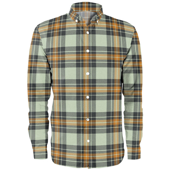 Burns Modern Clan Badge Tartan Long Sleeve Shirt