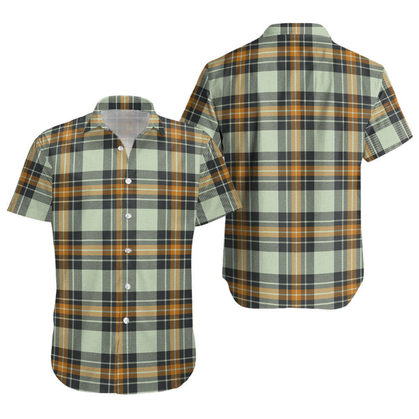 Burns Modern Clan Badge Tartan Short Sleeve Shirt