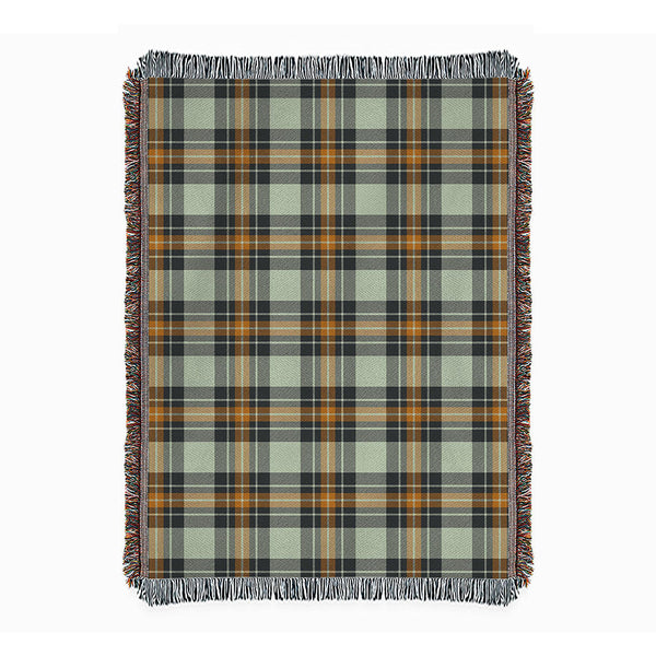 Burns Modern Clan Badge Tartan Woven Blanket