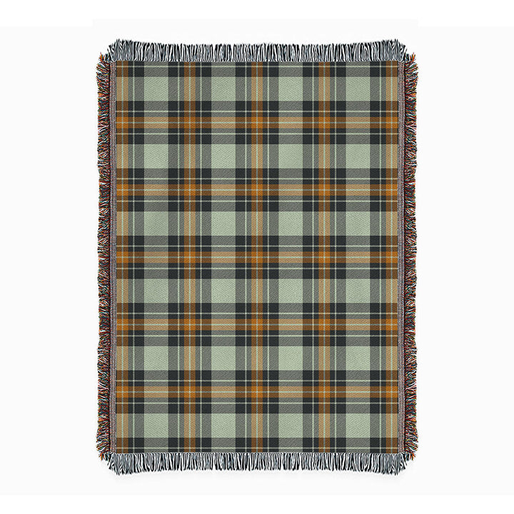 Burns Modern Clan Badge Tartan Woven Blanket